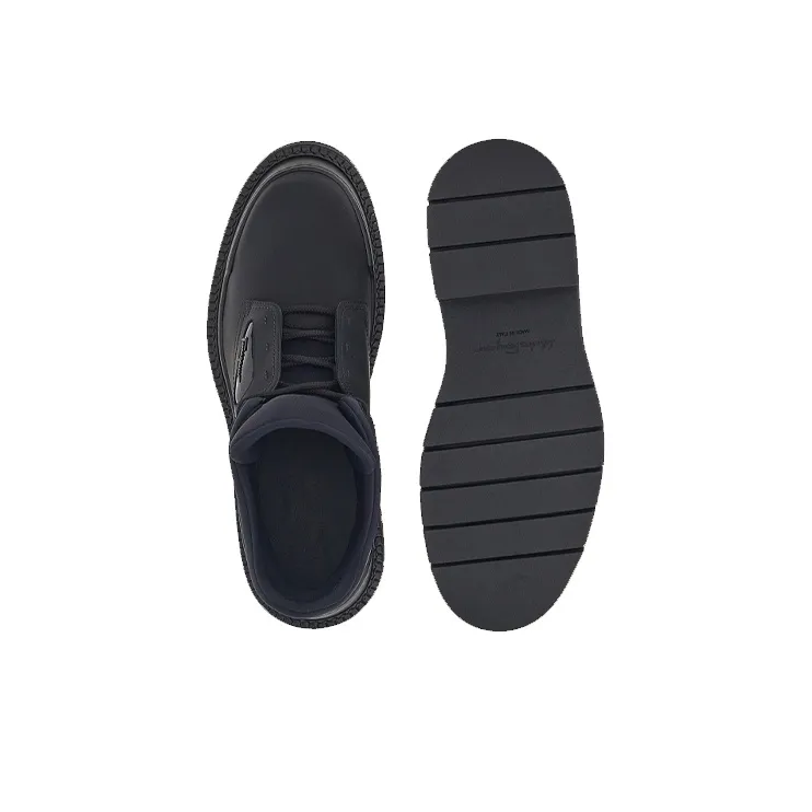 Ferragamo Ankle Boots Men Black-4