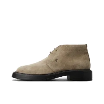 TOD'S Desert Round Toe Lace Up Boots