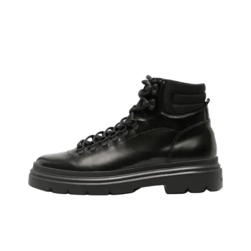 CKJ CALVIN KLEIN JEANS Ankle Boots Men's Black