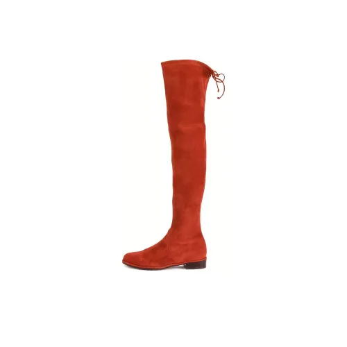 Stuart Weitzman/SW Over-the-knee Ankle boots Women's Orange Red
