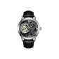 White Case Black Dial Black Strap VM-BBBL