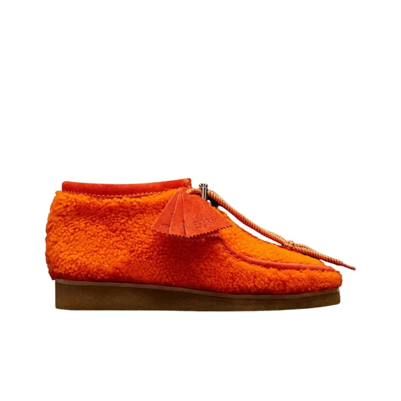 Moncler Wallabee 1952 Ankle Boots Men's Orange-1