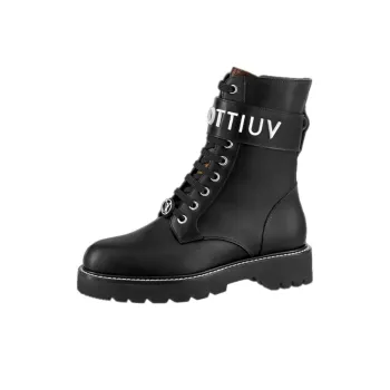 LOUIS VUITTON Territory Ankle Boots Women's Black