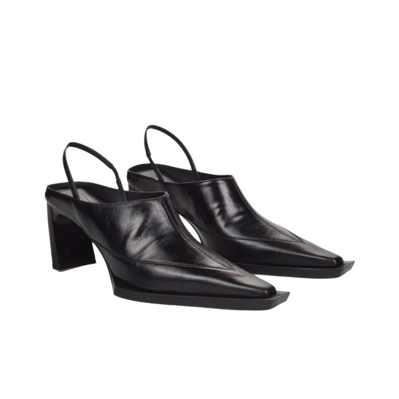 KNWLS SERPENT Irregular Heel High Heels Women's Black-2
