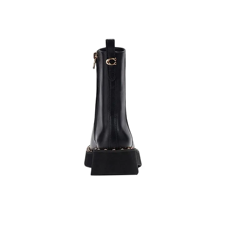 COACH Ankle Boots Women's Black-3