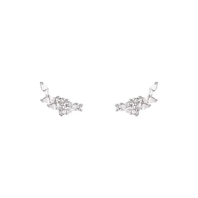May10th S925 Silver Stud Stud Earrings Women's-0