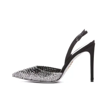 René Caovilla Jackie 70mm Crystal-embellished Pumps