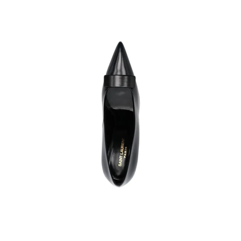SAINT LAURENT Sue Stiletto Pointed Toe Pumps-3