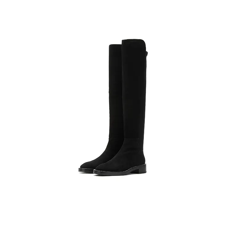 Stuart Weitzman/SW 5050 Shine Boot Over the knee Boots Women's Black-4