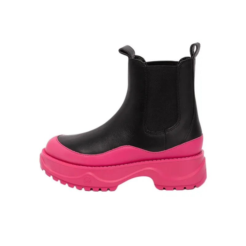MICHAEL KORS Dupree Short Chelsea Boots 6cm Women's Black-0