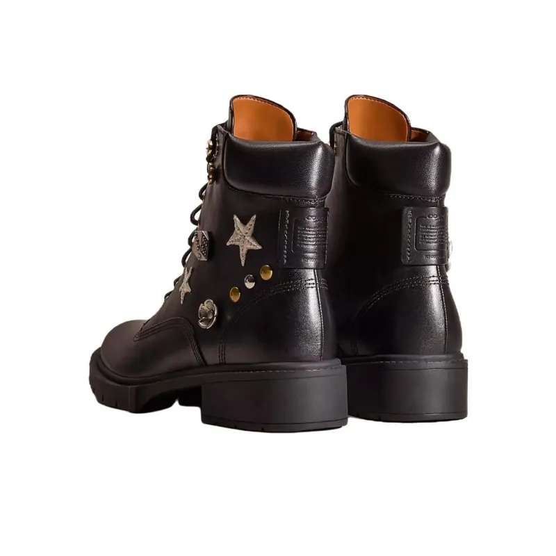 COACH Upcrafted Lorimer Ankle Boots Women's Black-3