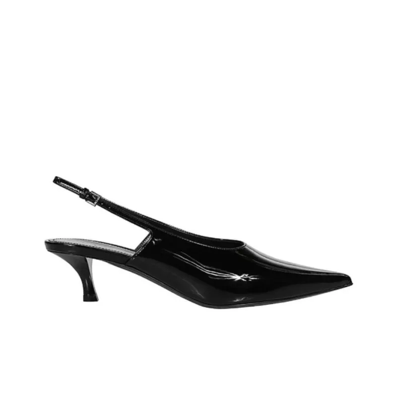 Givenchy Slim Heel High Heels 4cm Women's Black-1