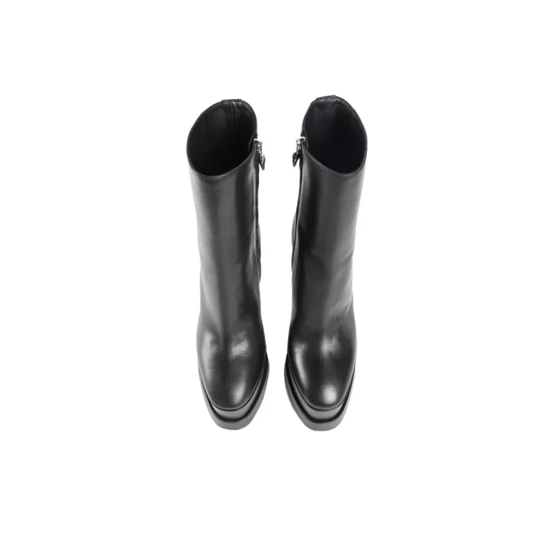 Roberto Cavalli 153mm Leather Platform Boots-4