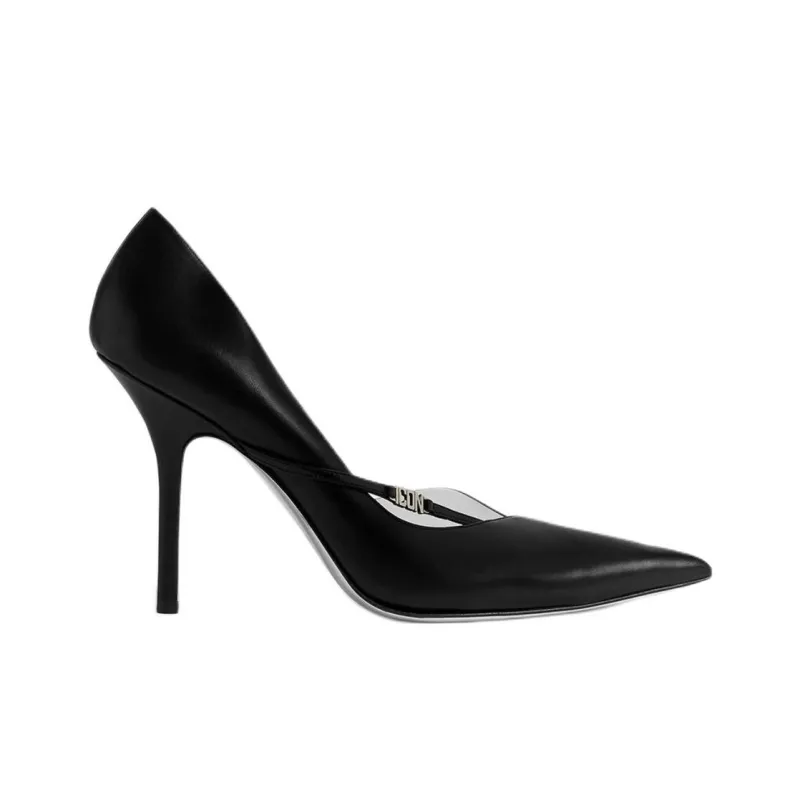 DSQUARED 2 Icon Plaque Stiletto Pumps-1