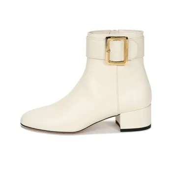 BALLY Ankle Boots Women's White