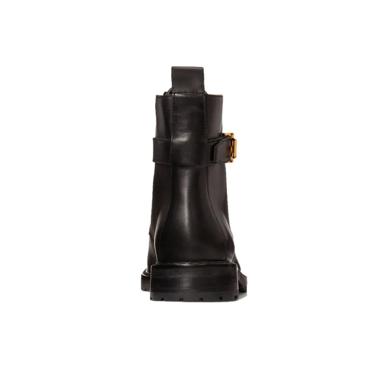 Lauren Ralph Lauren Burnished Logo plaque Lace up Leather Boots Women's-4