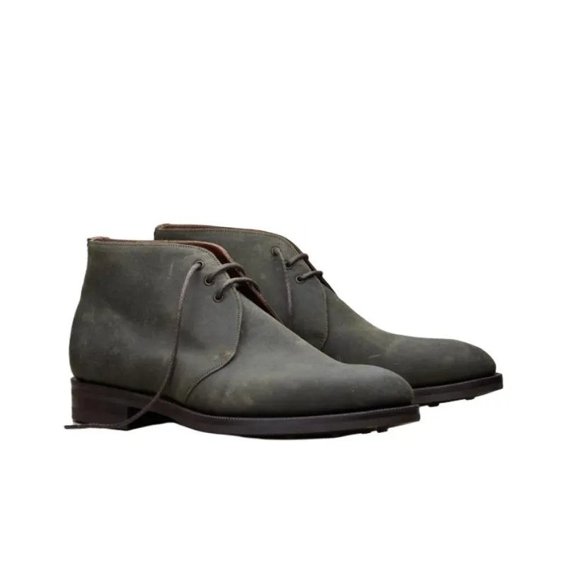 Edward Green Lanark Ankle Boots Men's Khaki-3