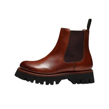 GRENSON Harlow Short Chelsea Boots Women's Brown