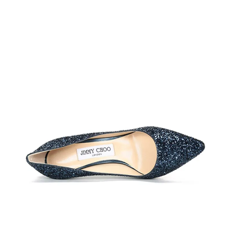 Jimmy Choo ROMY Slim Heel High Heels Women's Blue-4