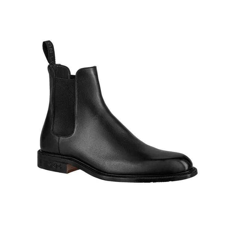 LOUIS VUITTON Fle Louis Vuitton Chelsea Boots Men's Black-1