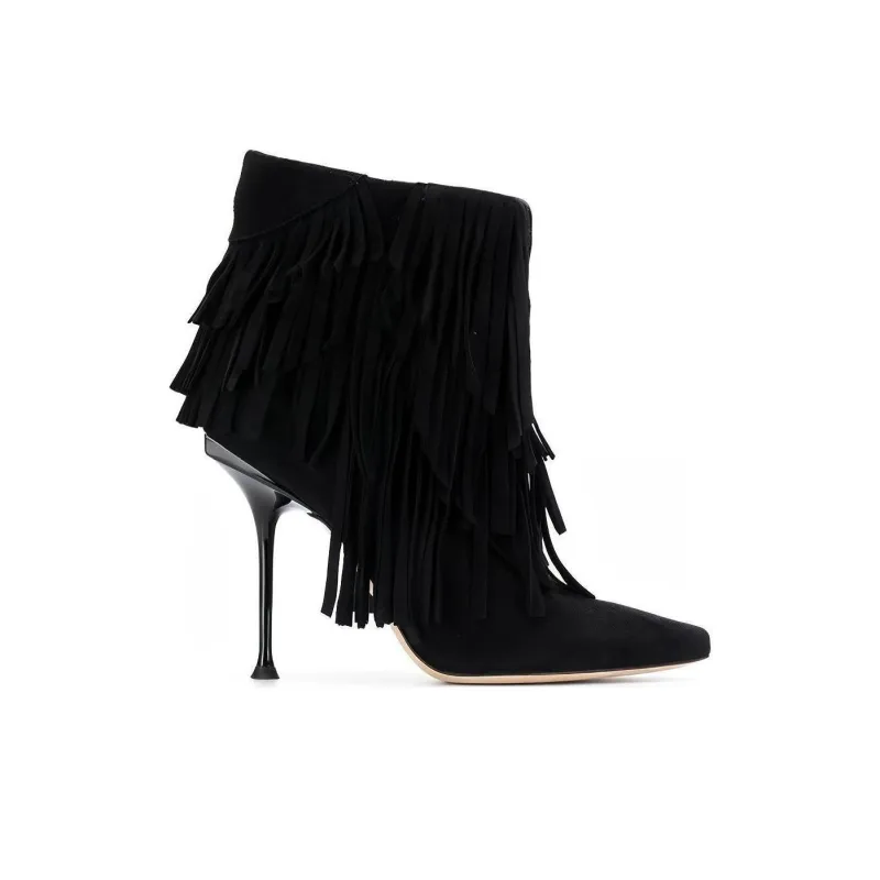SERGIO ROSSI Ankle Boots Women's Black-1