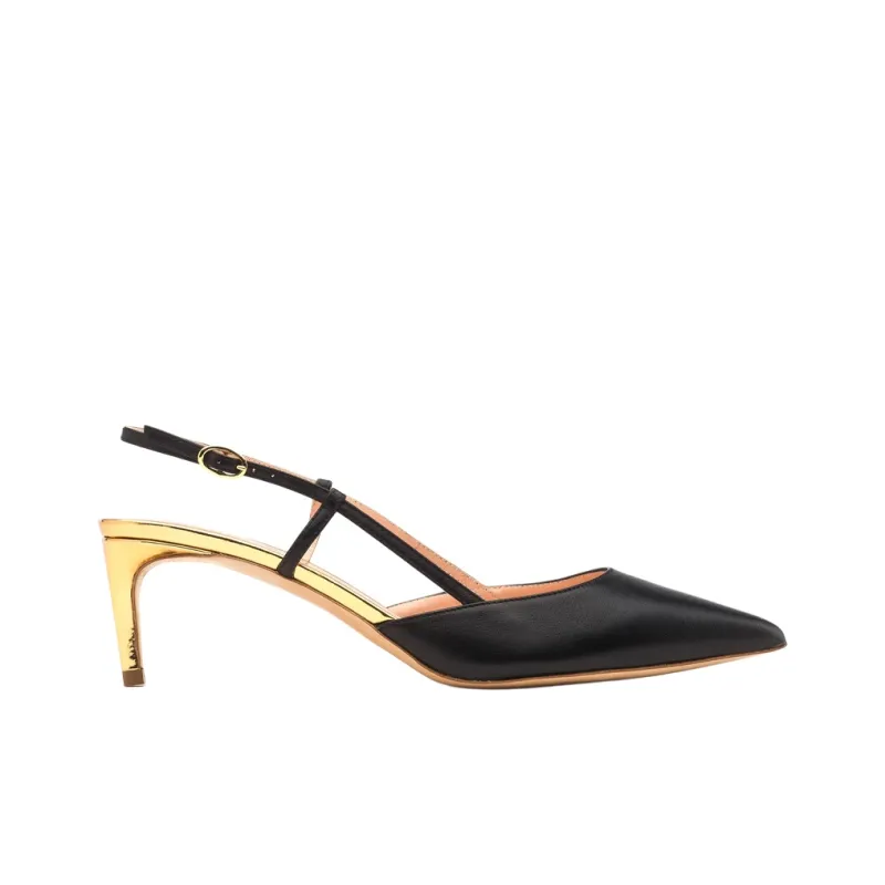 Rupert Sanderson Joyous Slim Heel High Heels 5.5cm Women's Black-1