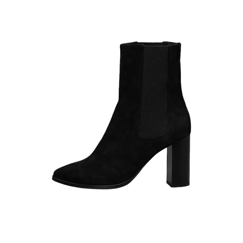 CALVIN KLEIN Short Chelsea Boots 8.5cm Women's Black-0