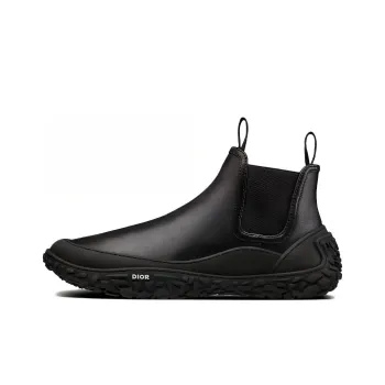 DIOR B28 Ankle Length Chelsea Boots Men's Black
