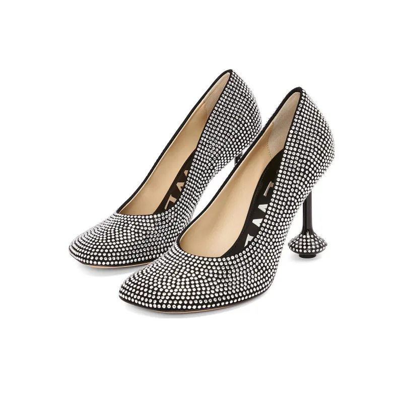LOEWE Toy 90mm Rhinestone-embellished Pumps-2