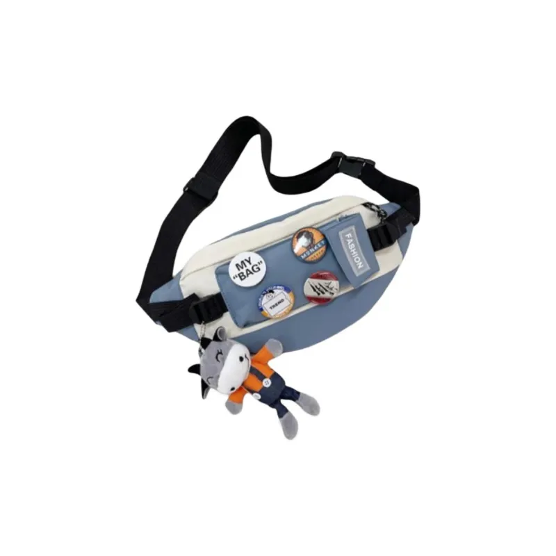 Worm's Home Nylon Fabric Sling Bag Regular Unisex Multicolor-4