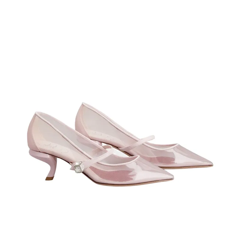 Roger Vivier Cone Heel High Heels 5.5cm Women's Pink-1