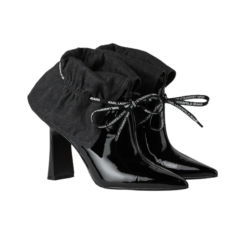 KARL LAGERFELD / Karl Lagerfeld Jeans Panache Leather Ankle Boots Women's-2