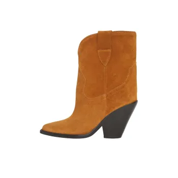 ISABEL MARANT Leyane Ankle Boots 9cm Women's Cognac
