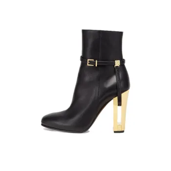FENDI Delfina Buckle Detailed Boots Women's