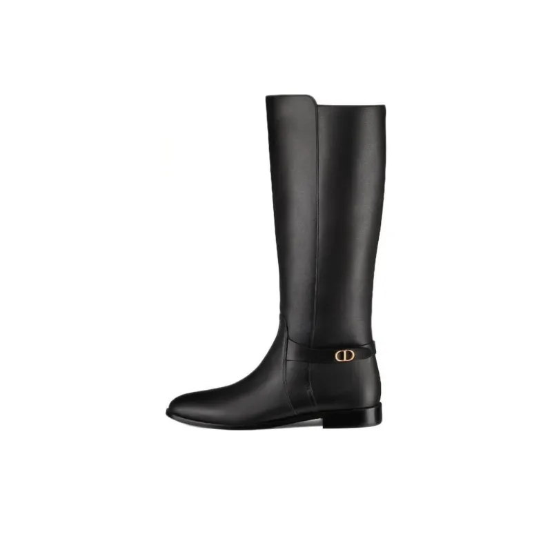 DIOR Empreinte Knee high Boots Women's Black-0