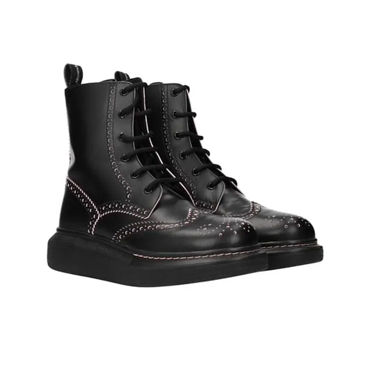 Alexander McQueen Hybrid Ankle Boots 'Core Black' Women's-1