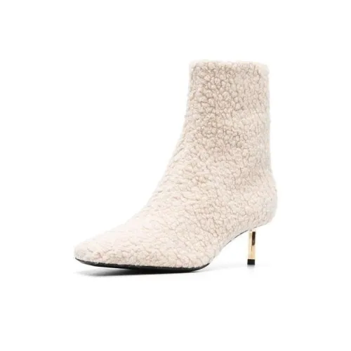 OFF-WHITE Allen Ankle Boots 6cm Women's Beige
