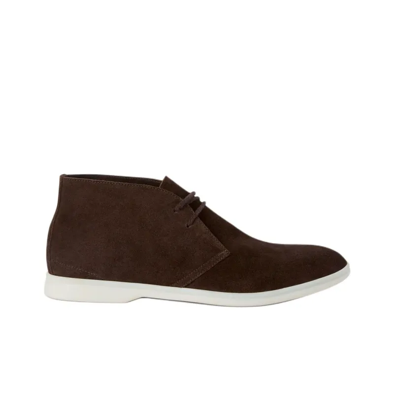 Loro Piana Ankle Boots Men's Dark Brown-1