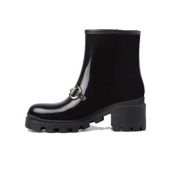 GUCCI Horsebit Women's Ankle Boots Black