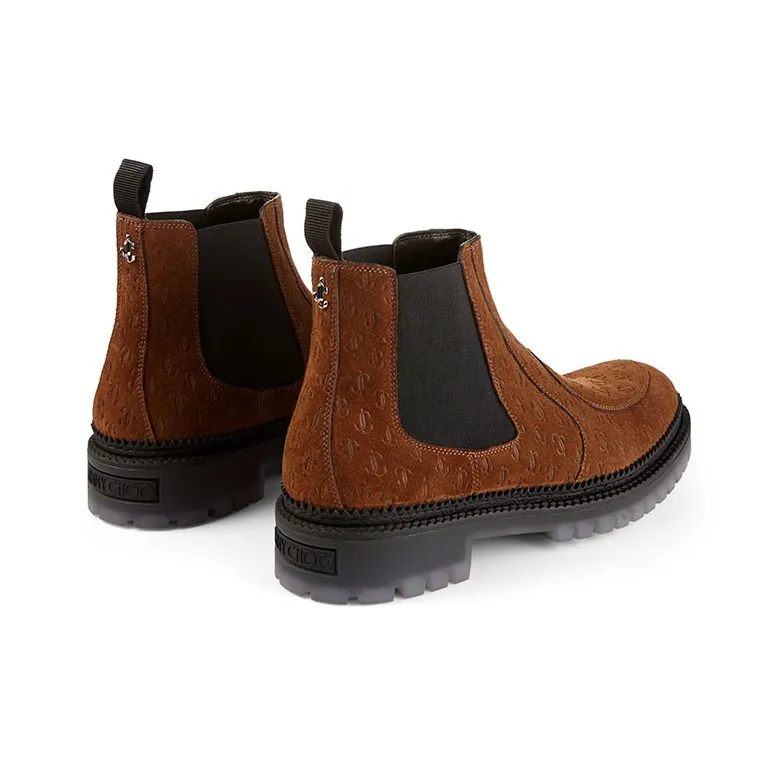 Jimmy Choo Boaz Chelsea Boots Men's Camel-3
