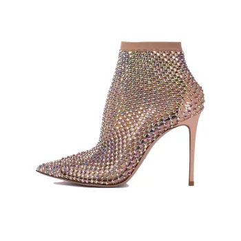Le Silla Gilda Ankle Boots 10cm Women's Skin