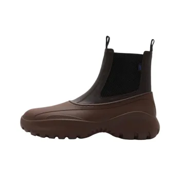 Burberry Scoot Short Chelsea Boots Men's Brown