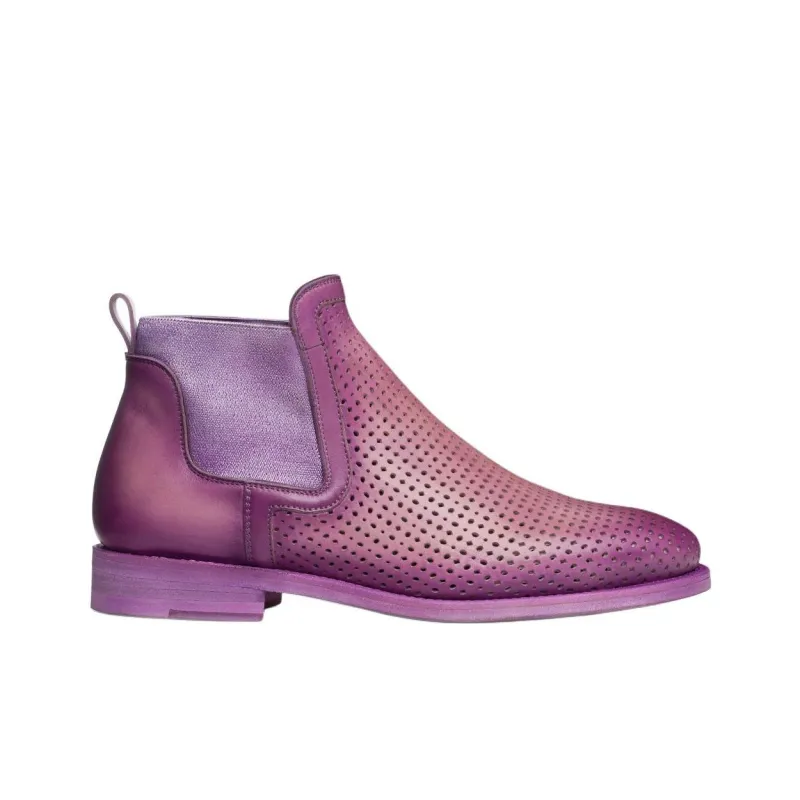 Magnanni Celeste Ankle-Length Chelsea Boots Women's Purple-1