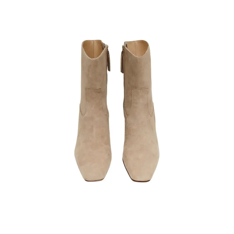 ALOHAS Nash Ankle Boots 4.5cm Women's Beige-4