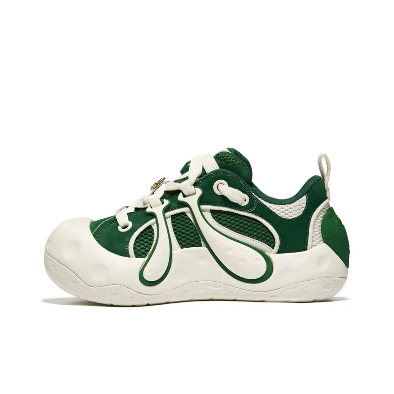 Palladium Mushroom Shoes Wear-Resistant Slip-Resistant Low-Top Skateboard Shoes Unisex Green-0
