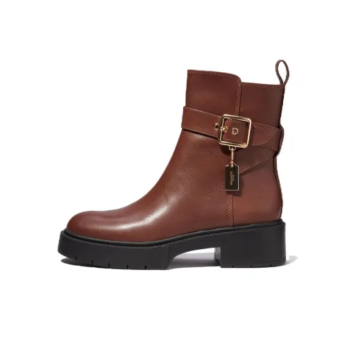 COACH Ankle Boots Women's Brown