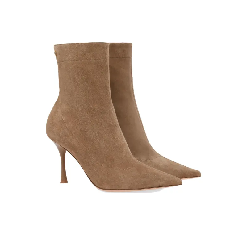 GIANVITO ROSSI Dunn 85mm Suede Ankle Boots-2