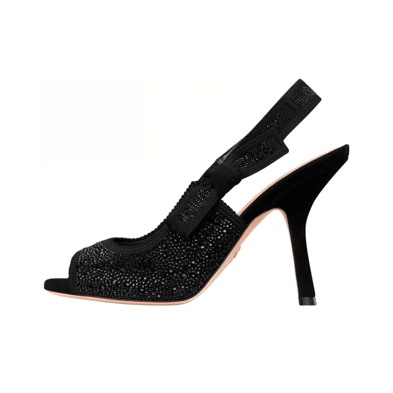 DIOR J'Adior High Heels 10cm Women's Black-0