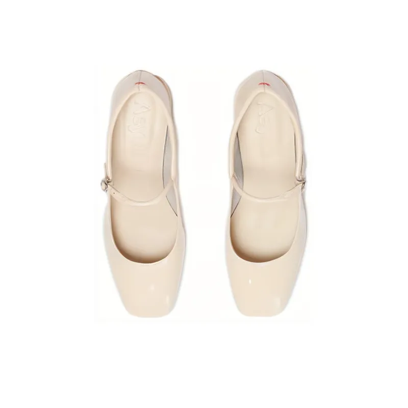 Aeyde Chunky Heel High Heels 4.5cm Women's Beige-3