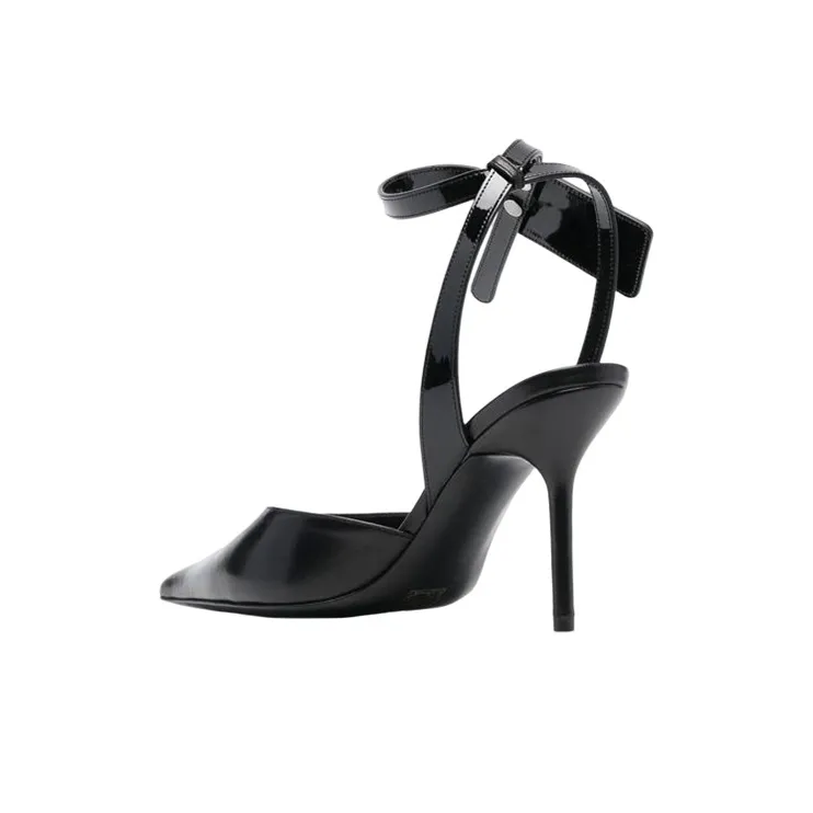 OFF WHITE Varnish 95mm Pumps-4
